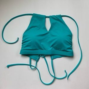 Athleta High Neck Keyhole Bikini Top